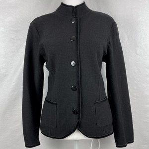 Talbots 100% Merino Wool Sweater Jacket Blazer S P